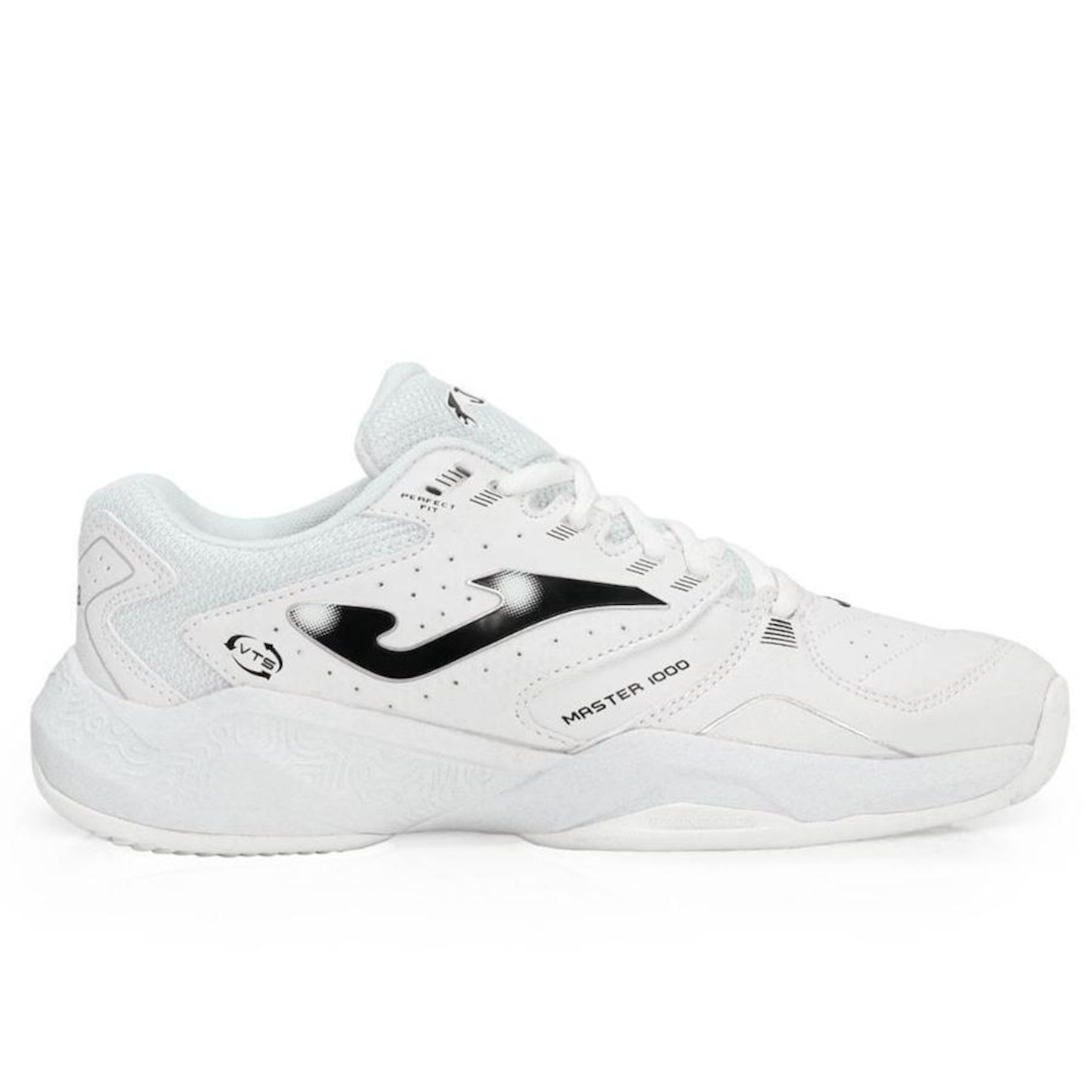 Joma Master 1000 - Scarpe Da Tennis/Padel Uomo, Bianco, Taglia 45 EU, Suola In Gomma Sintetica