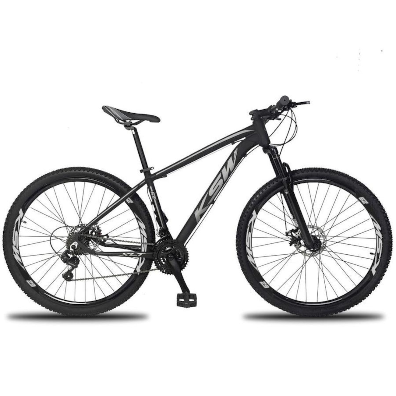 Bicicleta Aro 29 KSW XLT - Freio Hidráulico - Câmbios Shimano - 21 Marchas