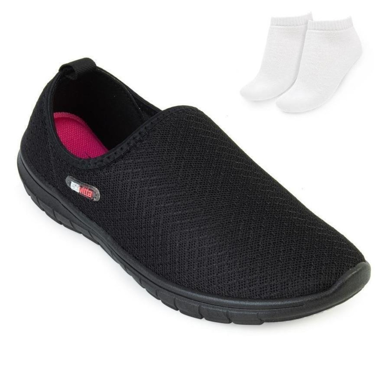 Tênis Slip On Actvitta + Meia - Feminino