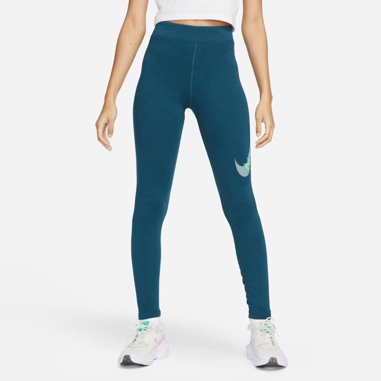 Calça Legging Nike Sportswear Swoosh - Feminina