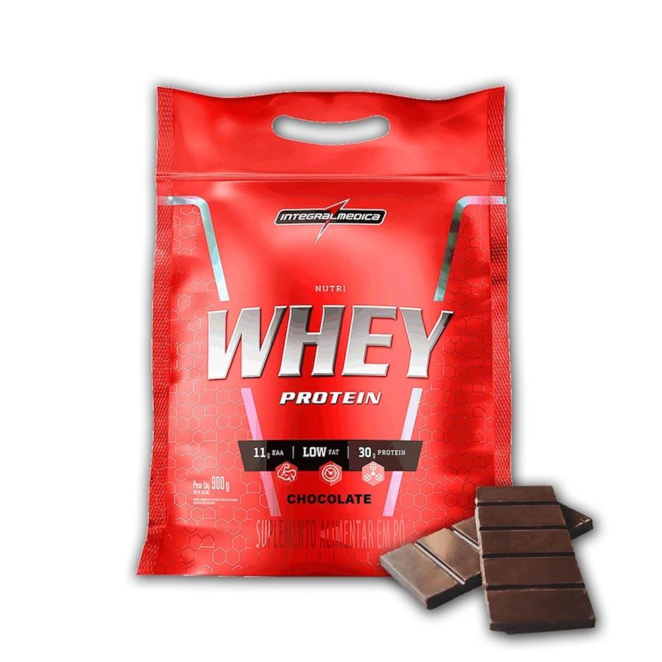 Whey Protein Integralmédica Baunilha Nutri Refil - 900g