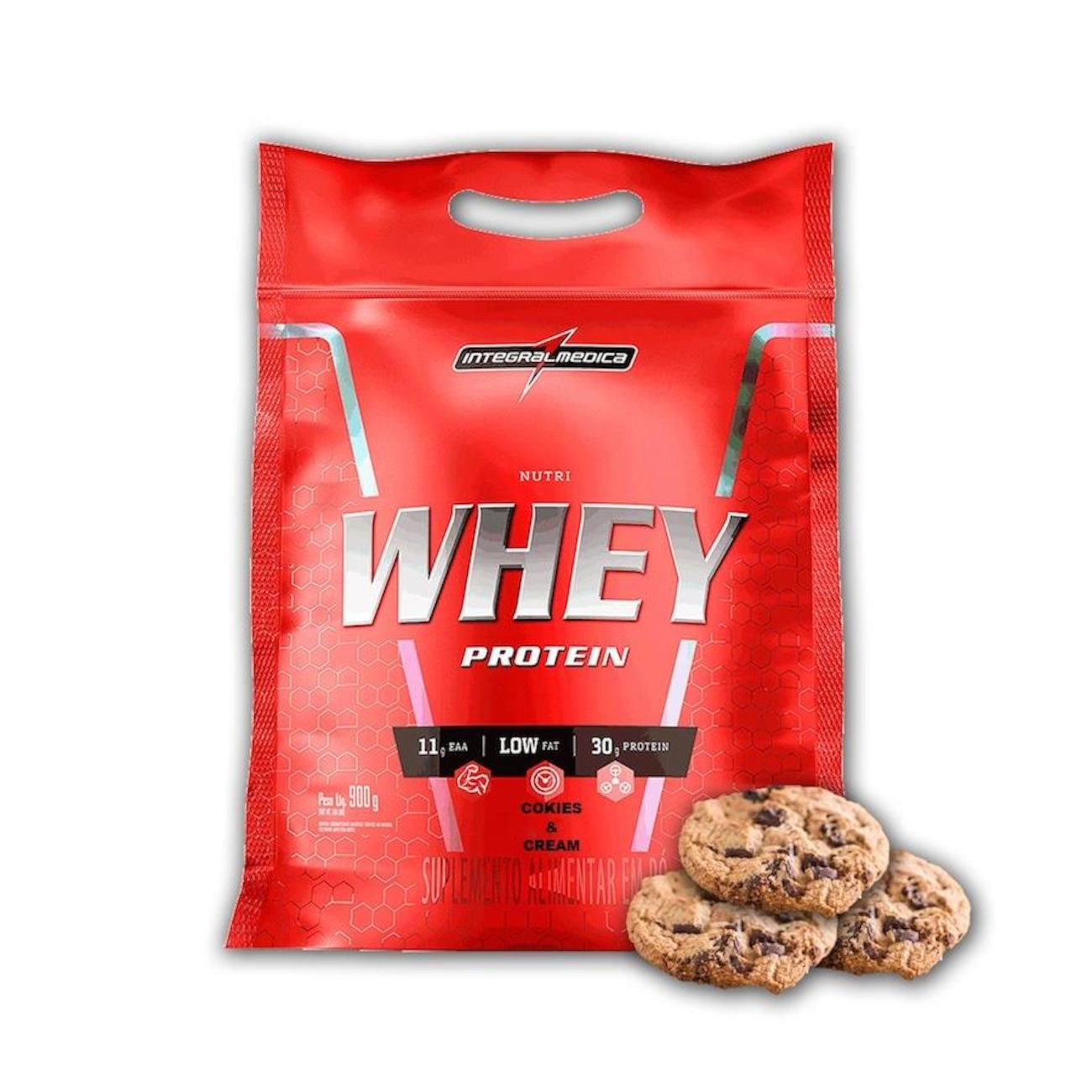 Whey Protein Integralmédica Baunilha Nutri Refil - 900g