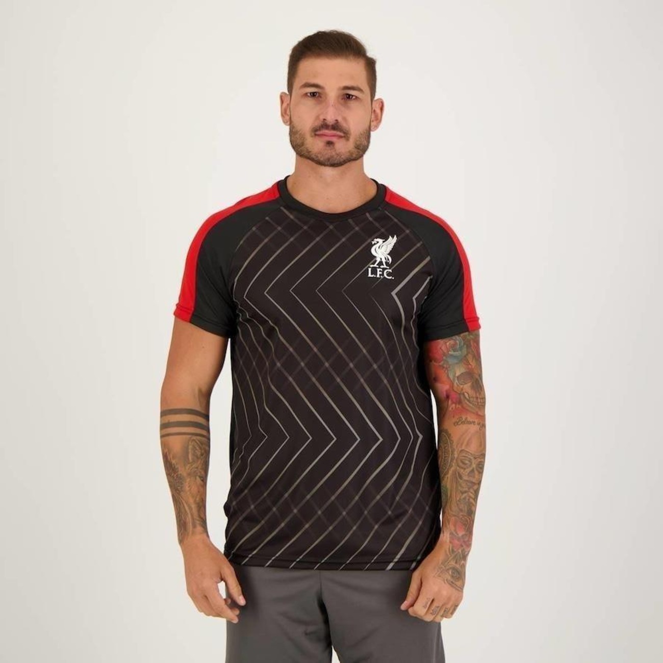 Camisa Liverpool Warren M. Salah 11 Futfanatics - Masculina