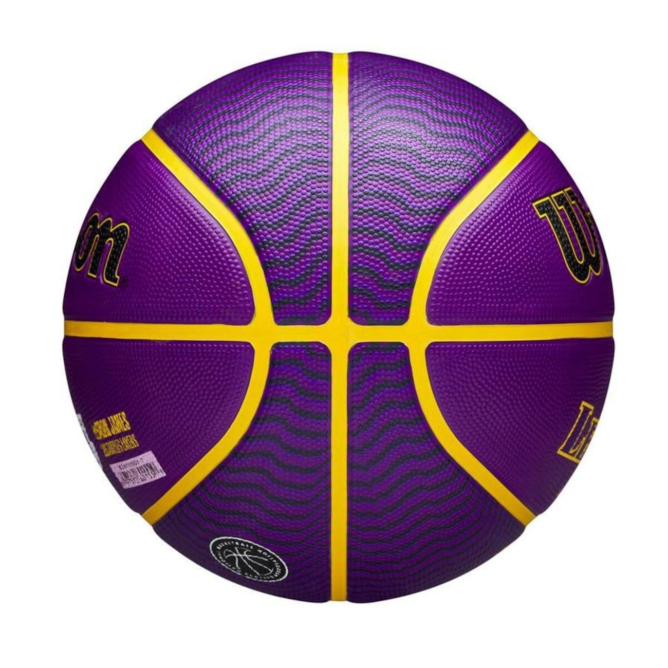 スポーツ LeBron James NBA BALLERS Bola de Basquete Spalding NBA Lebron James Roxo e Amarelo