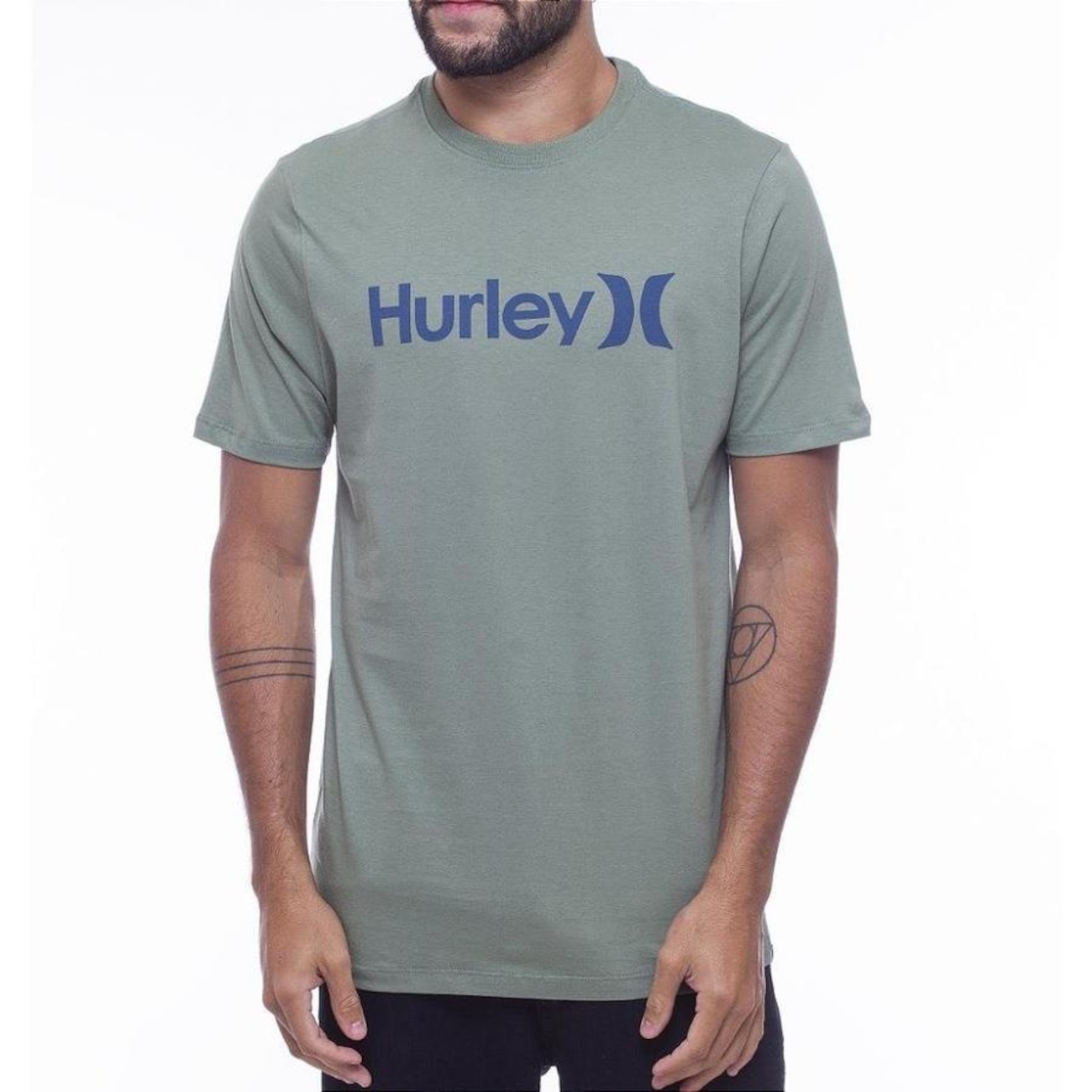 Hurley O&O Solid Fleece Crew Pull Homme - Sweat Confortable Et Doux