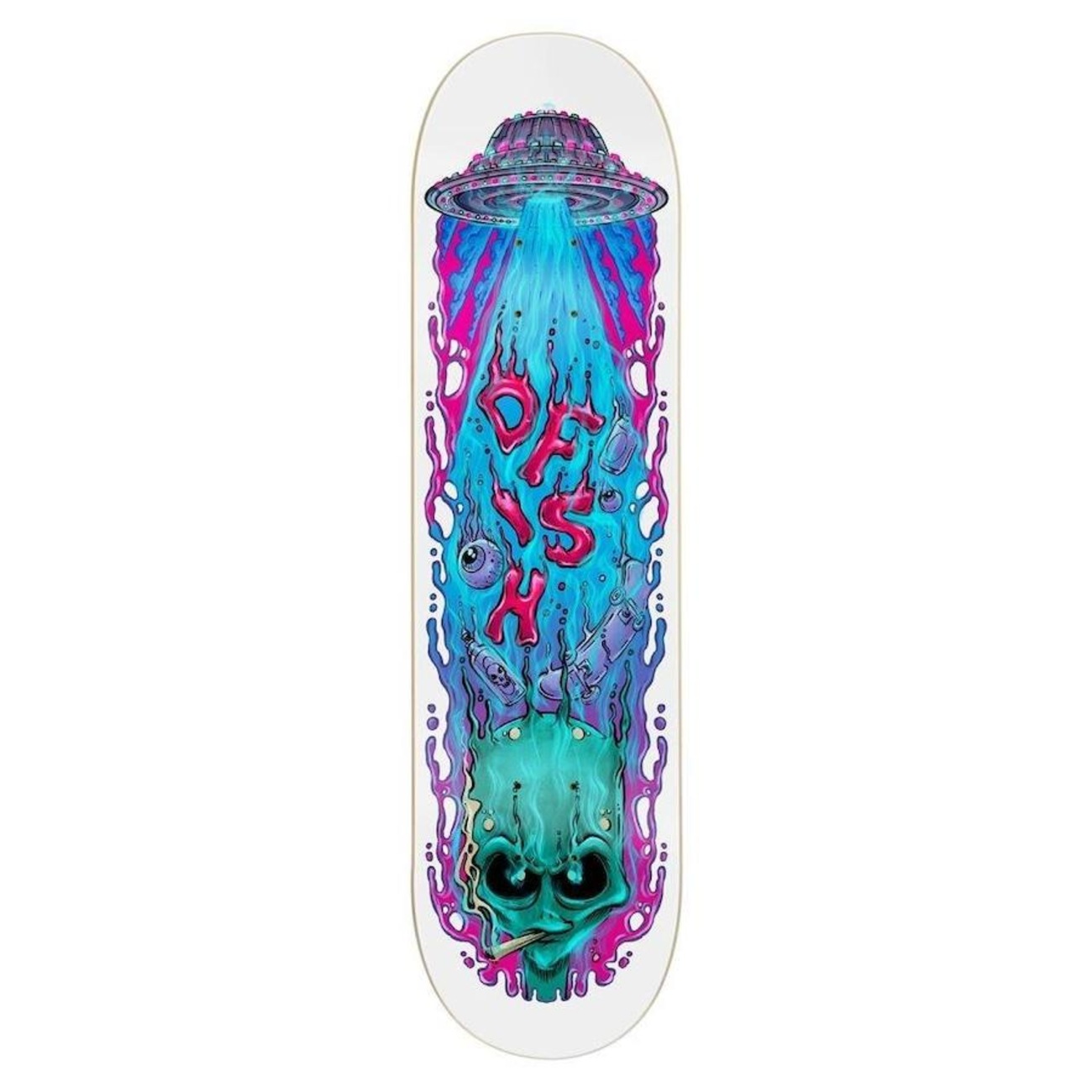 Shape De Skate Dirty Fish Marfim Alien Fish White Centauro shape-de-skate-dirty-fish-marfim-alien-fish-white-centauro