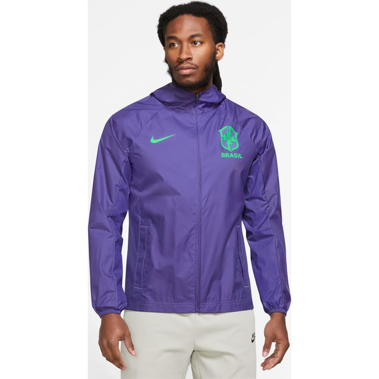 Brasil Casaco Nike Time Jaqueta Com Capuz Do Brasil Nike