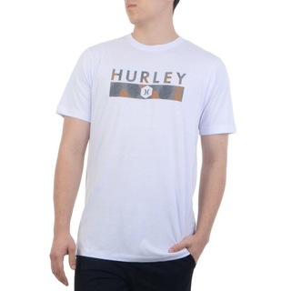 Hurley Photo Palm Tee - Maglietta Uomo In Cotone Con Stampa Palma, Jersey Di Peso Medio, Taglio Comodo
