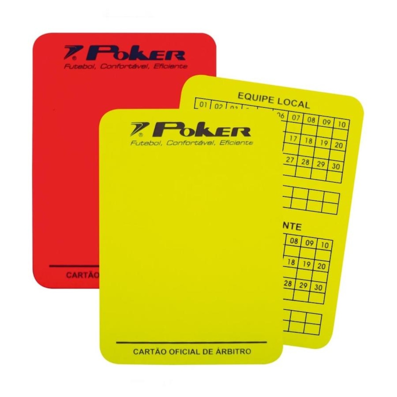 Cartão Amarelo e Vermelho Para Juiz Campo Poker Oficial | Centauro