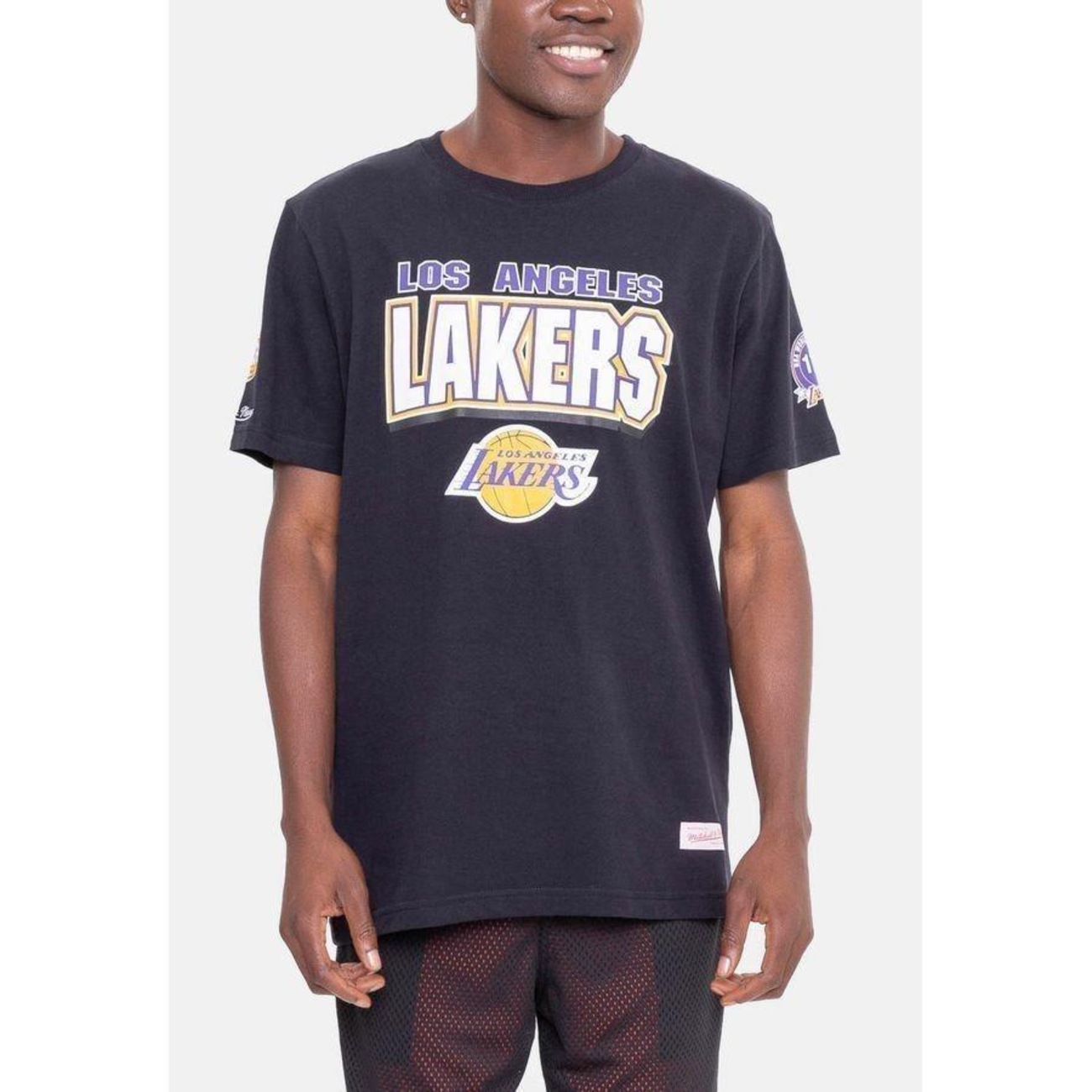 Mitchell & Ness Men's NBA Airbrush Knit Jersey Los Angeles Lakers Jerseys
