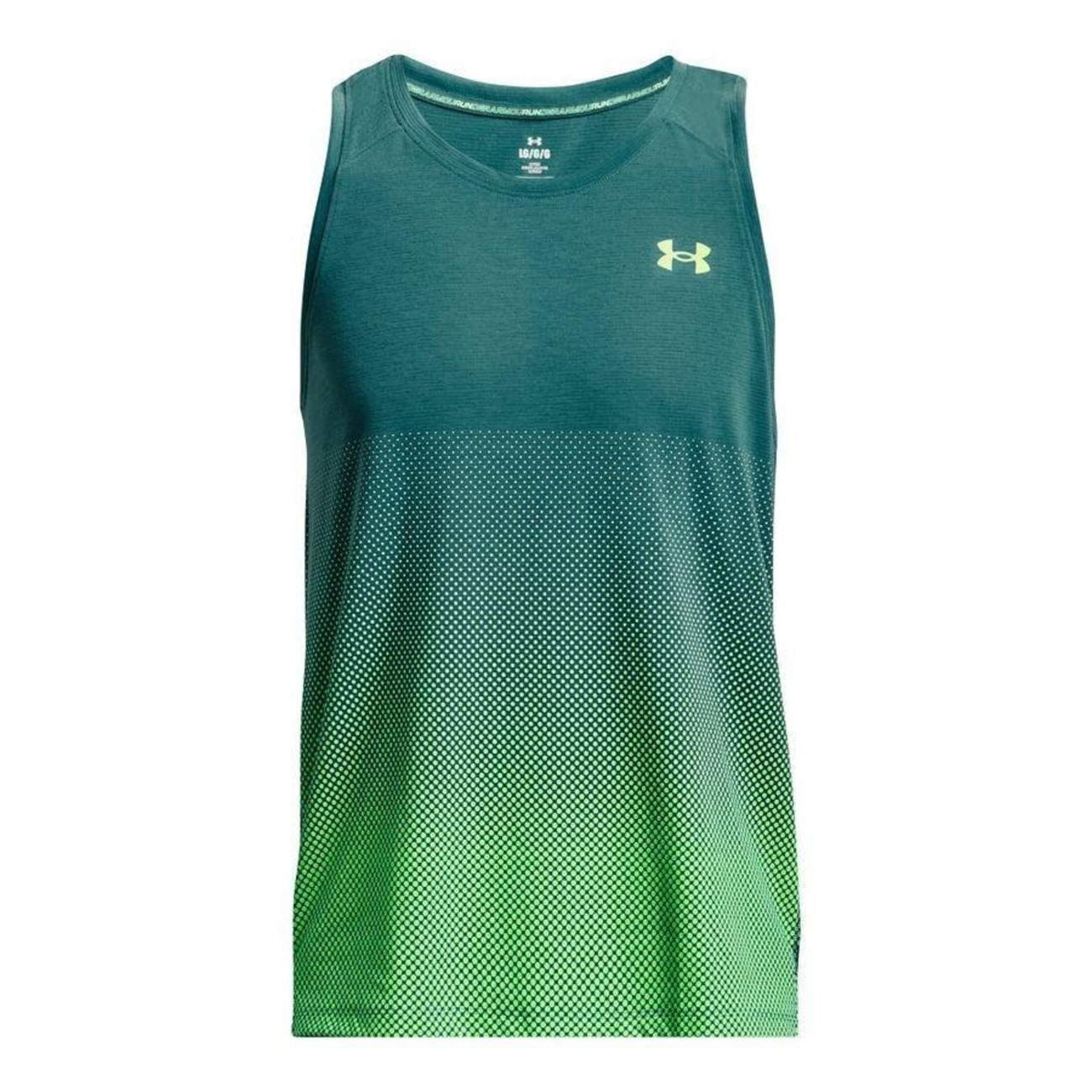 Camiseta Under Armour Seamless Radial Masculina - Verde - Bayard Esportes