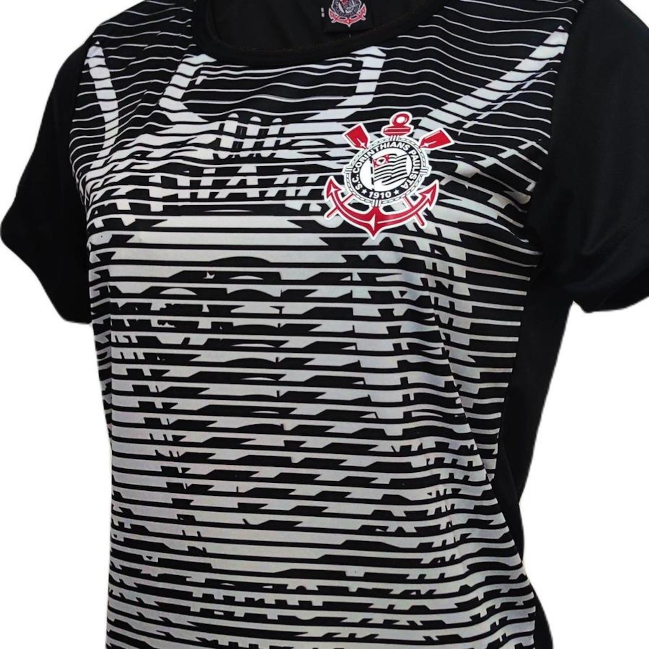 Camisa Corinthians Baby Look São Jorge - Feminina - SPR - Camisa