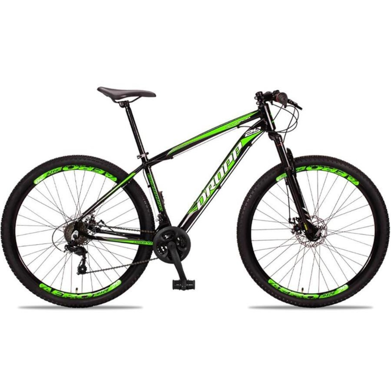 Bicicleta Aro 29 Dropp Aluminum - Câmbio Traseiro Shimano - Freio A Disco Bike Mtb Alumínio - 24V - Adulto