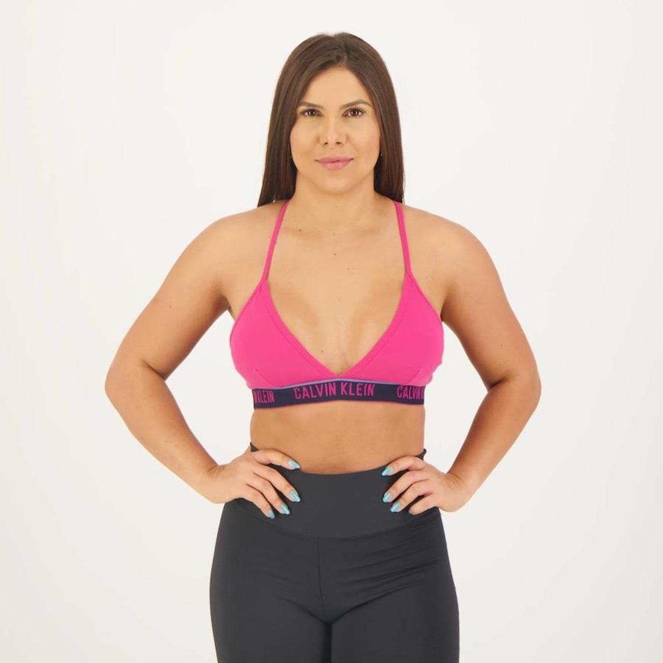 Top Fitness Calvin Klein Nadador Cotton - Feminino em Promoção