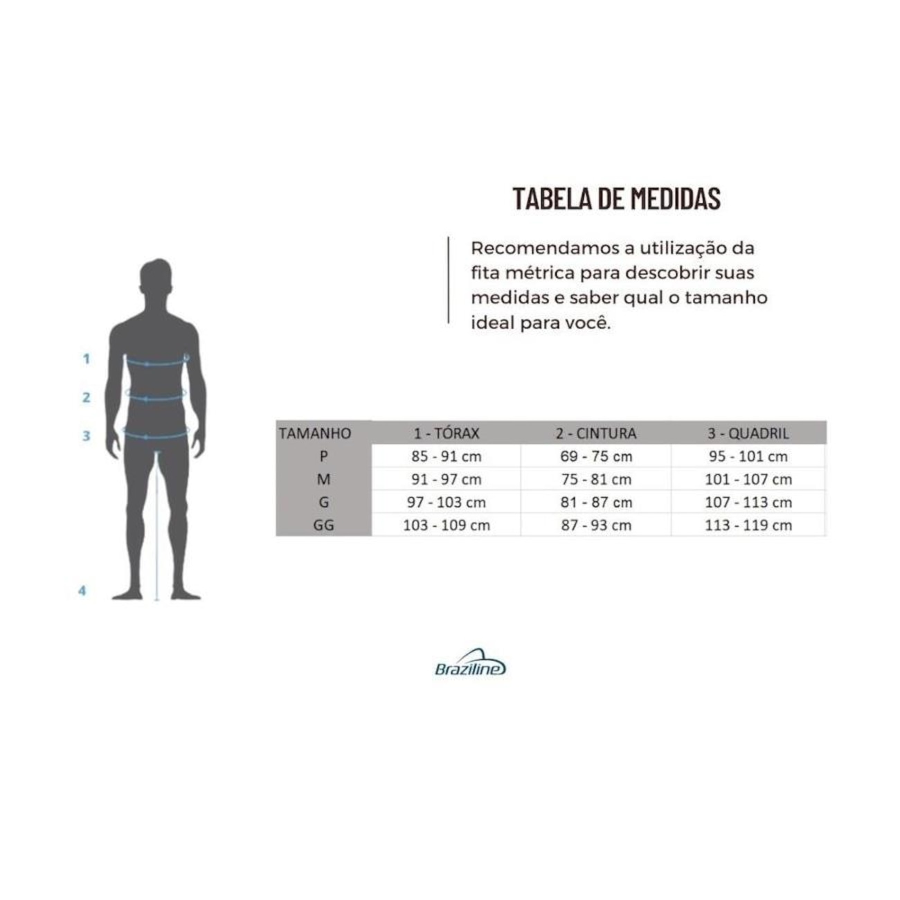 Negritas Swimwear: Size Guide