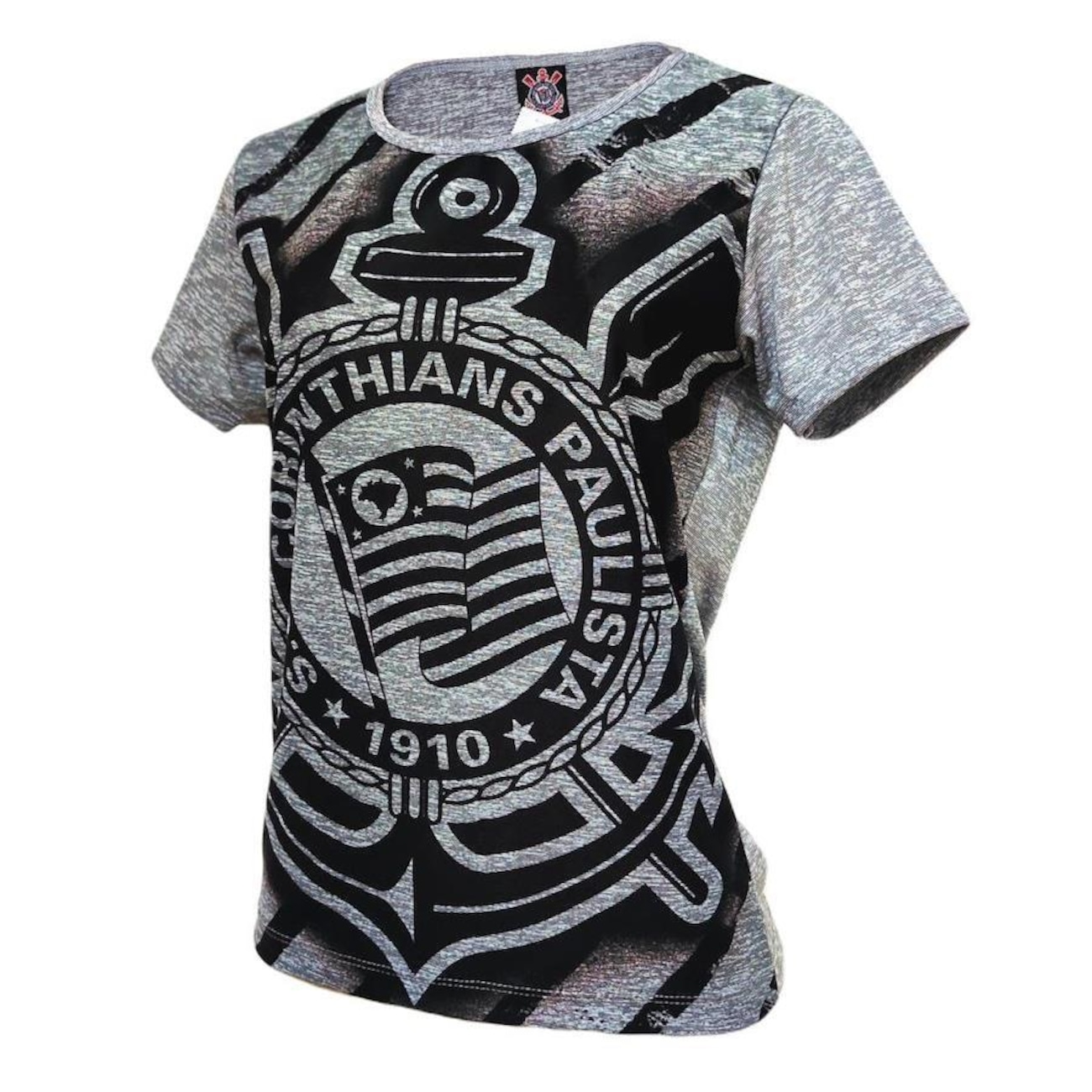 Camisa do Corinthians Baby Look Shadow Spr - Feminina