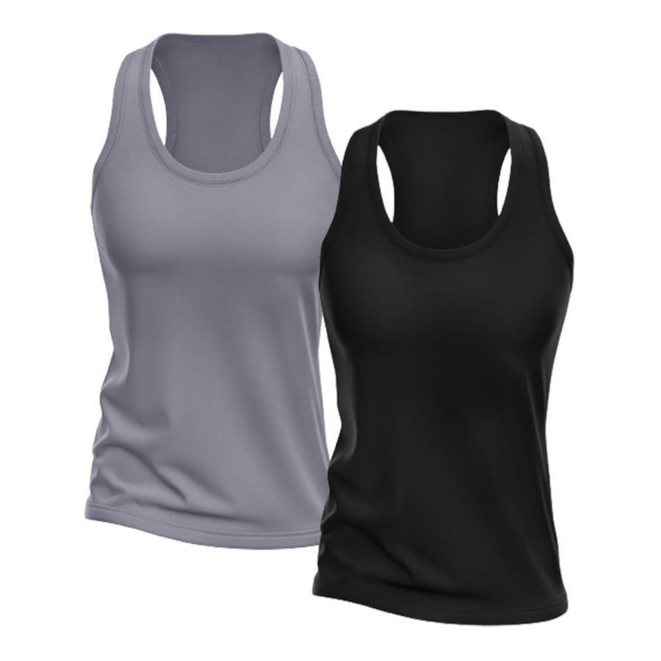 Kit Camisetas Regata Dellas Fit Dry Nadador - Feminina - 2 unidades