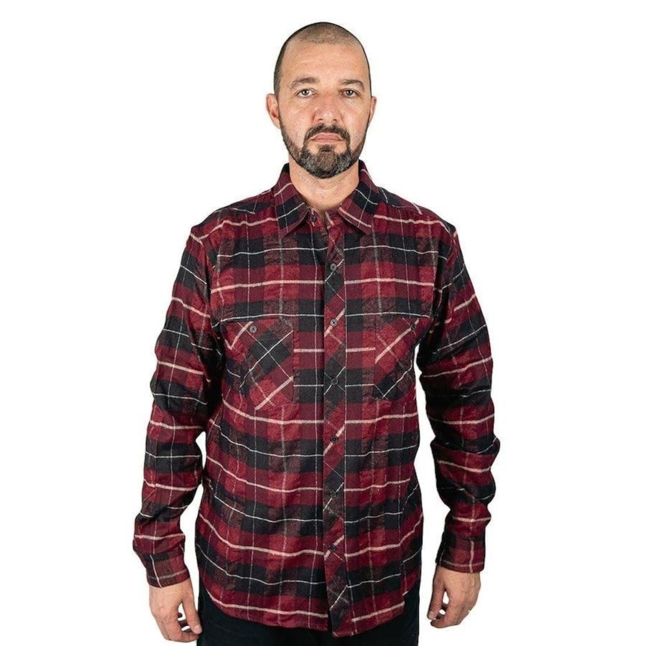 Camisa Xadrez O'neill Manga Longa 23877 - Masculina