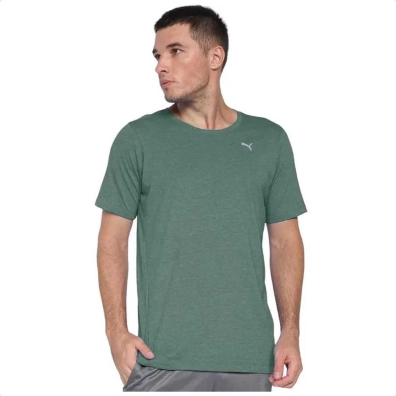 Camiseta Puma Performance Heather Tee - Masculina