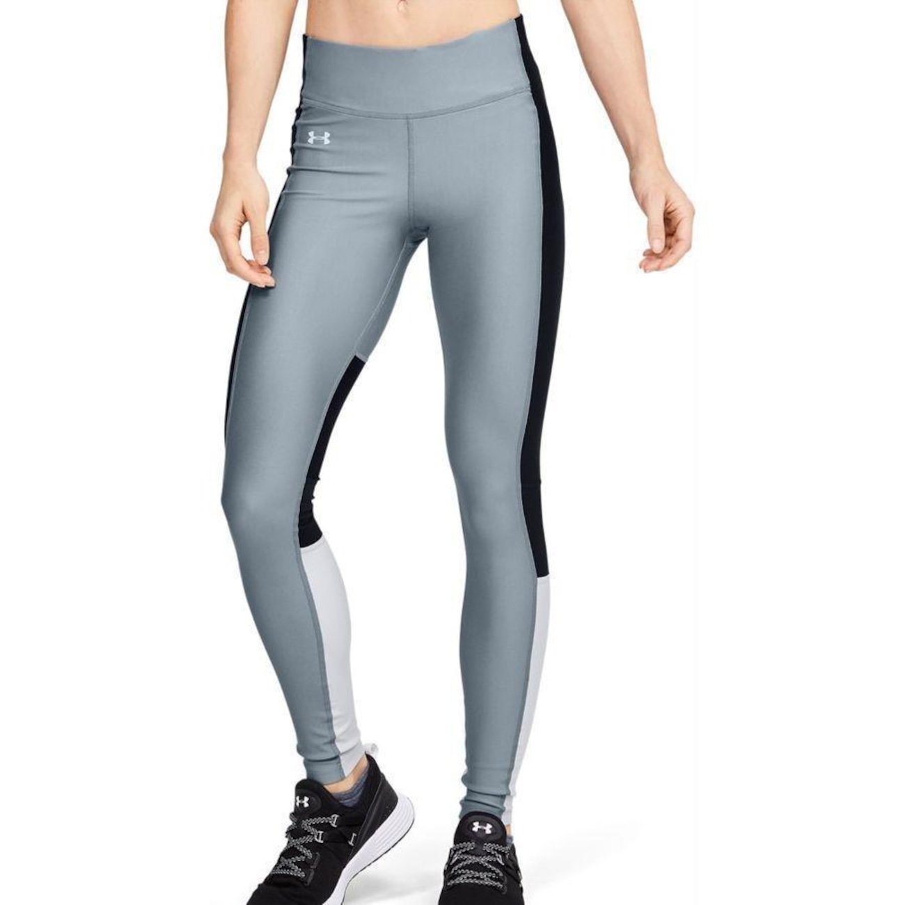 Kit de Calças Legging Under Armour Heatgear Perf Inset Graphic - 2 Unidades  - Feminina em Promoção