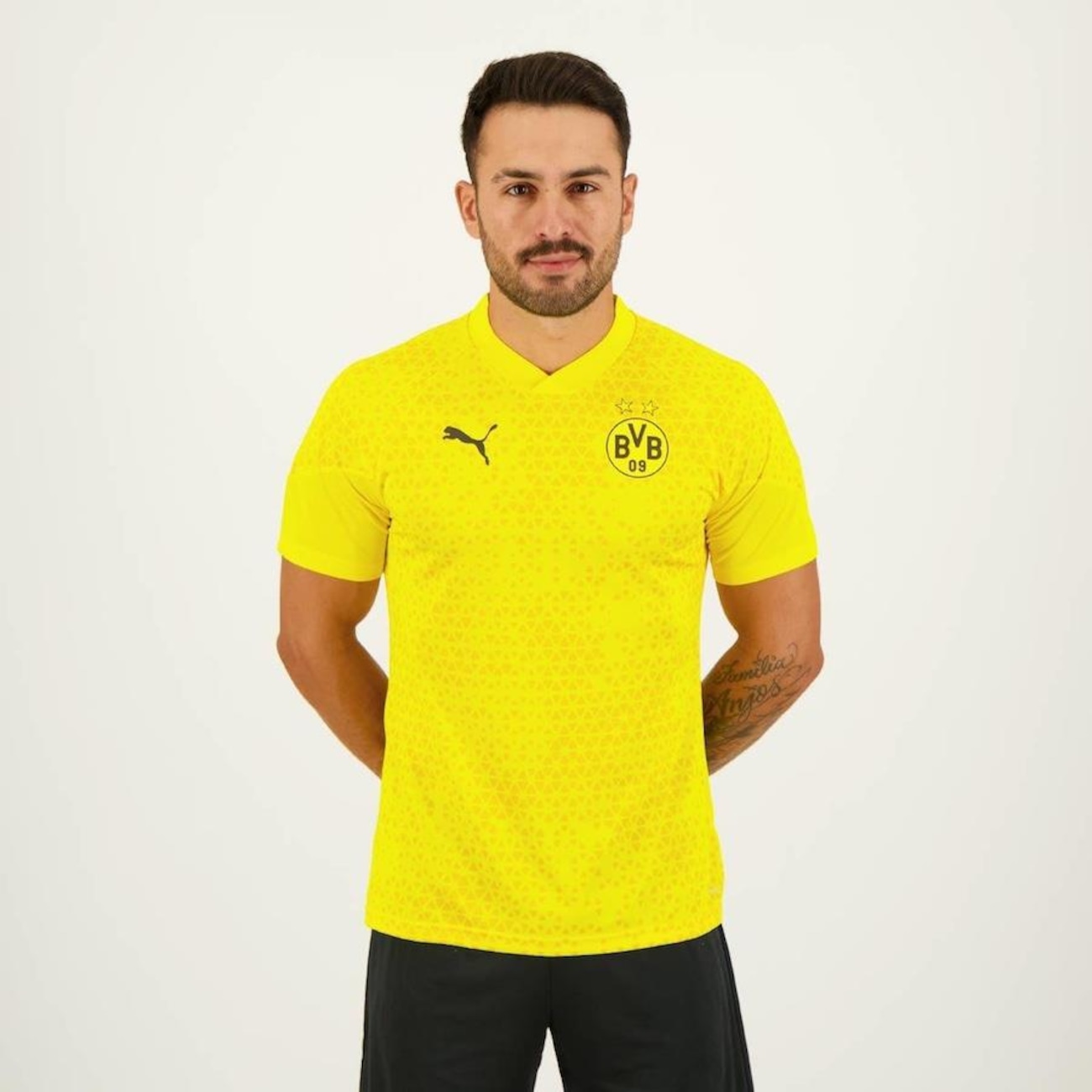 Camisa Borussia Dortmund Treino 2024 Puma - Masculina Em Promoção ...