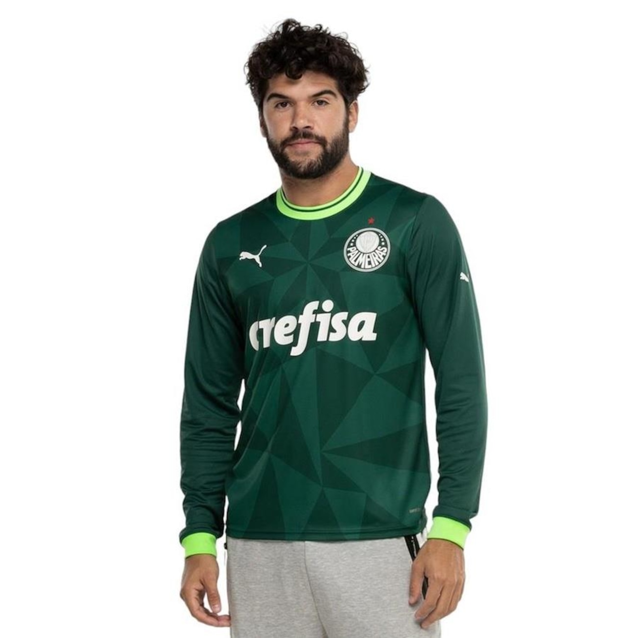 Camisa Palmeiras Third (3) 2023/24 Puma Torcedor Manga Longa Masculina