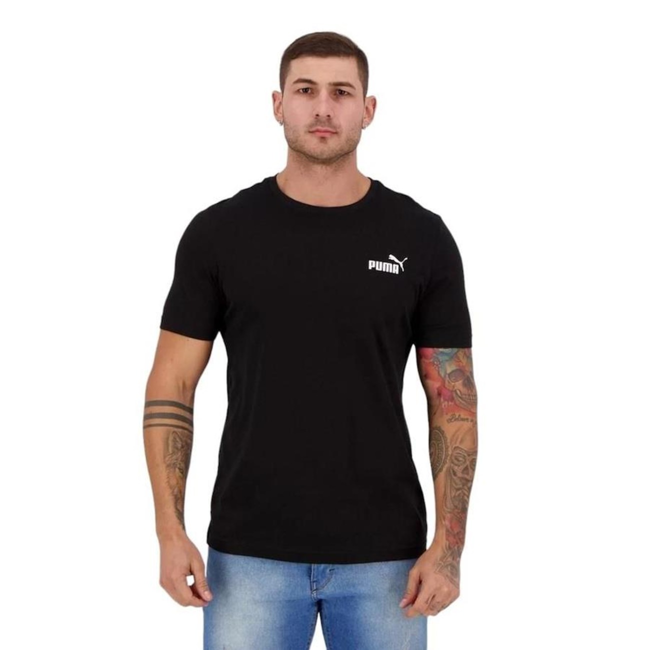 Camiseta Puma Essentials Small Logo - Masculina