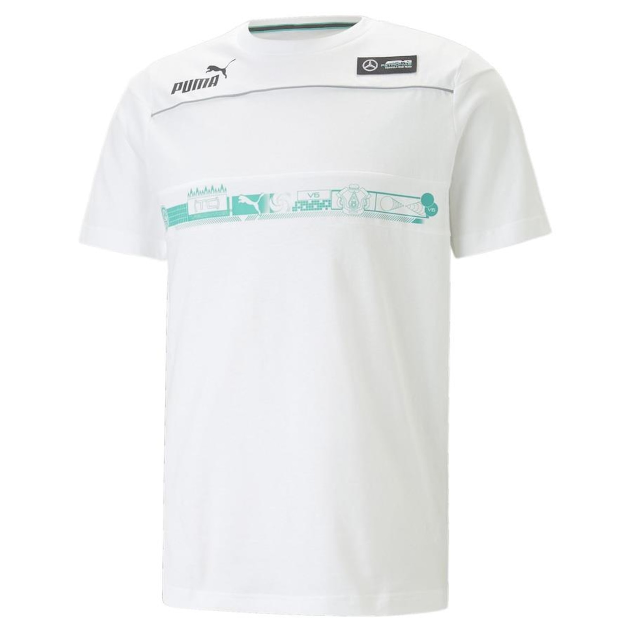 Camiseta Puma Mercedes-Amg Petronas F1 Sds Regular Fit - Masculina