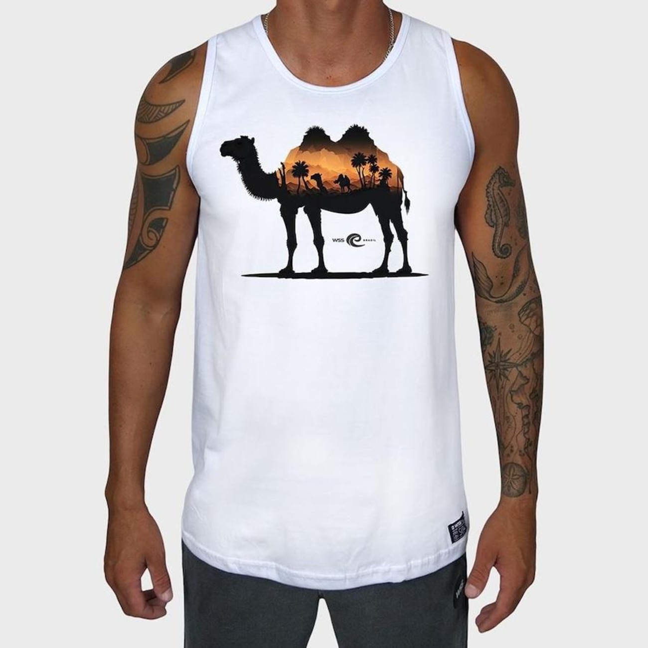 Camiseta Regata WSS Camel''''S Journey Prime - Masculina | Centauro