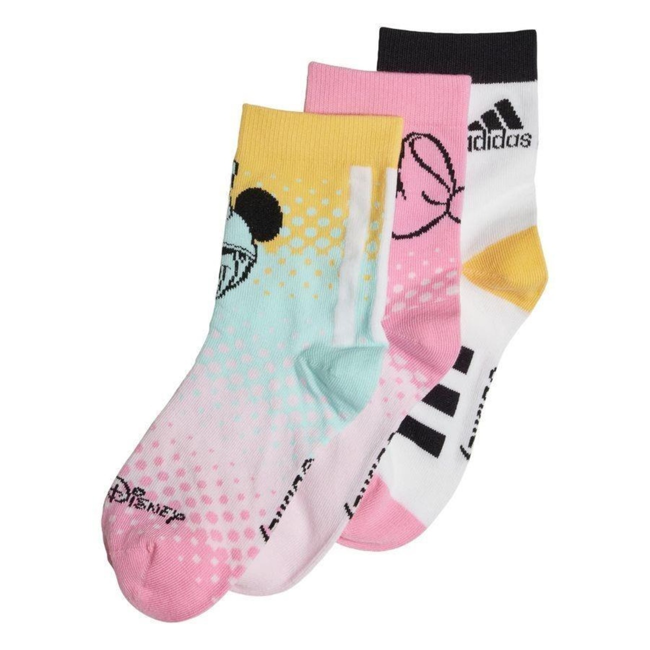 Kit Meias Cano Alto adidas Dy Lk Mi 3Pp So - 3 Pares - Feminina | Centauro