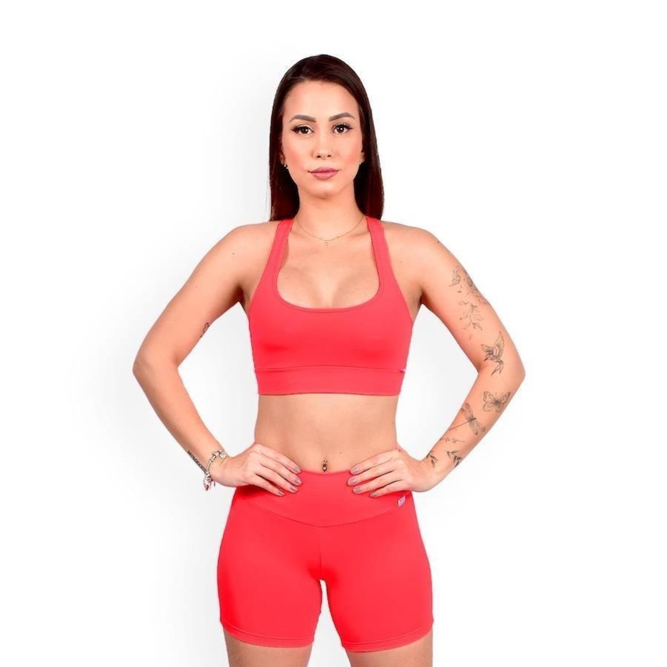 Conjunto Lavicta Suplex: Top Fitness + Shorts - Feminino em