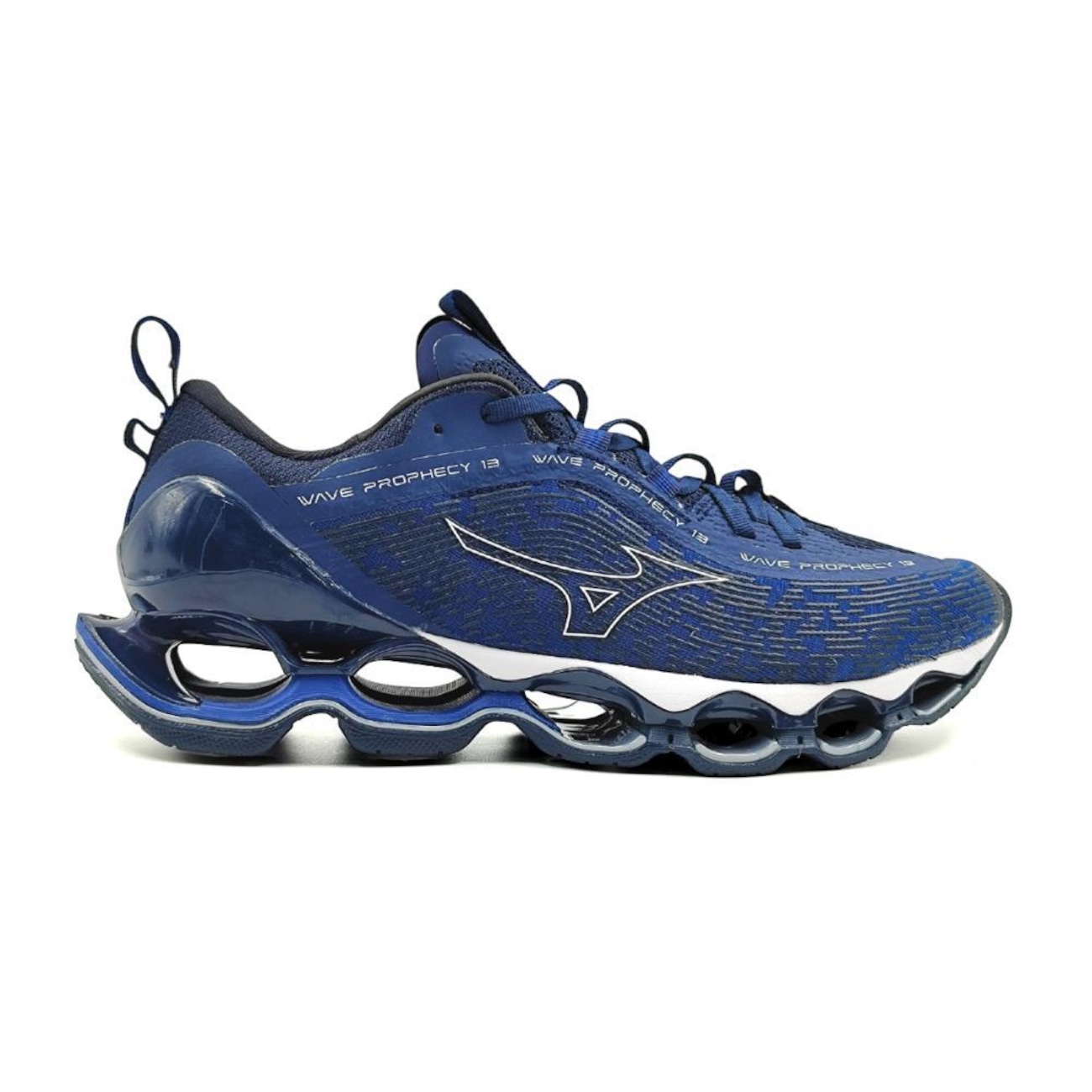 Shoes Trainers Mizuno Wave Precision 13 Navy Tênis Mizuno Wave