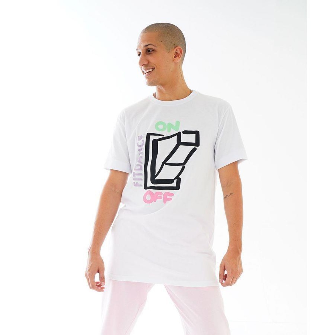 Camiseta FitDance Oversized On Off - Masculina | Centauro