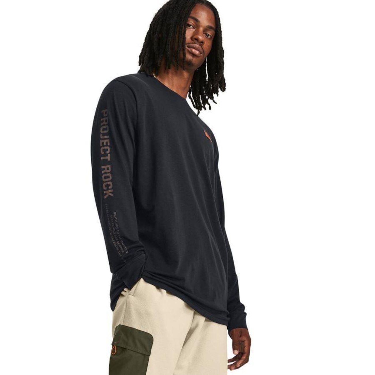 Camiseta Under Armour Manga Longa Project Rock Veterans Day