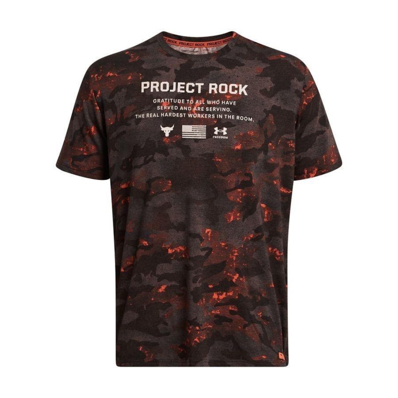 Camiseta Under Armour Project Rock Veterans Day Masculina Centauro