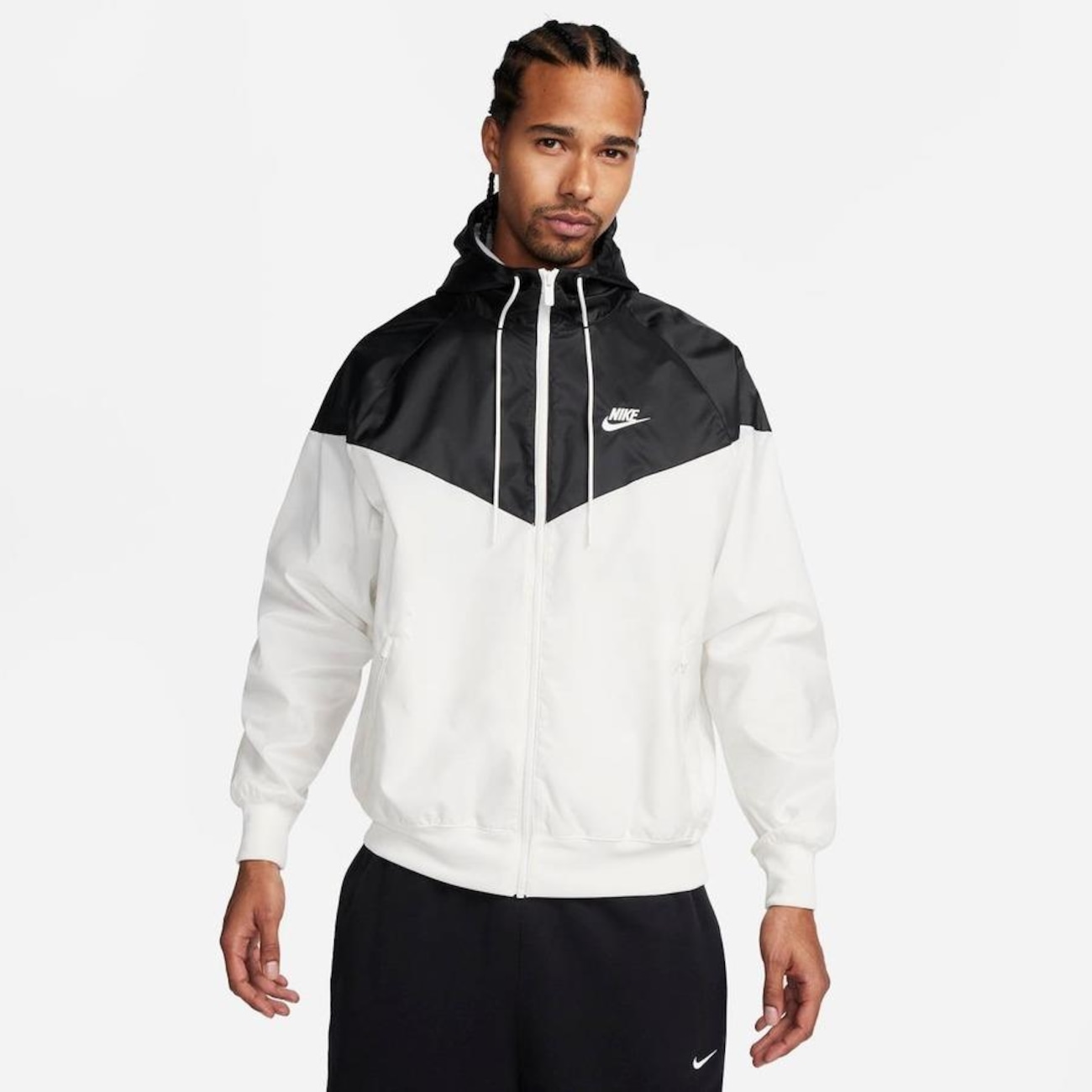 Nike Sportswear Windrunner Masculina Jaqueta Nike Preto Windrunner