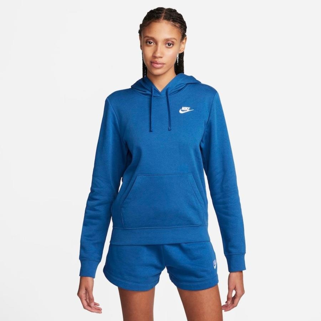 Blusão com Capuz Nike Sportswear Club Fleece - Feminino