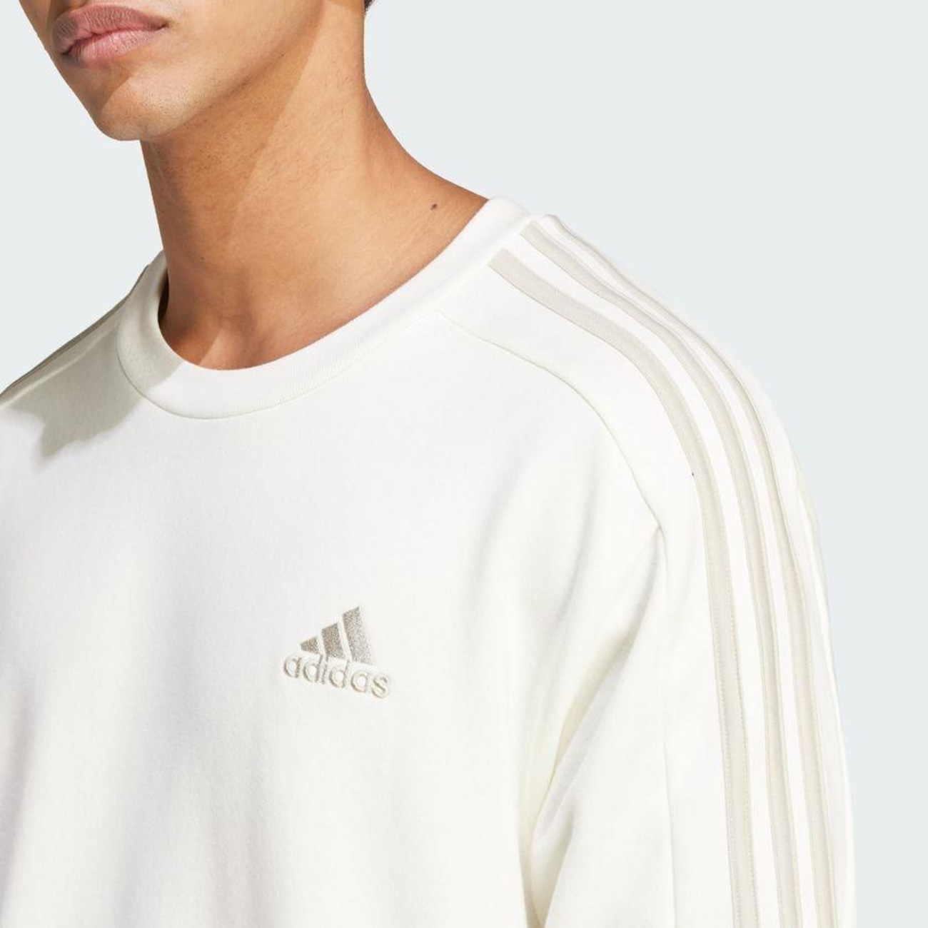 Blusão sem Capuz adidas Essentials 3-Stripes - Masculina