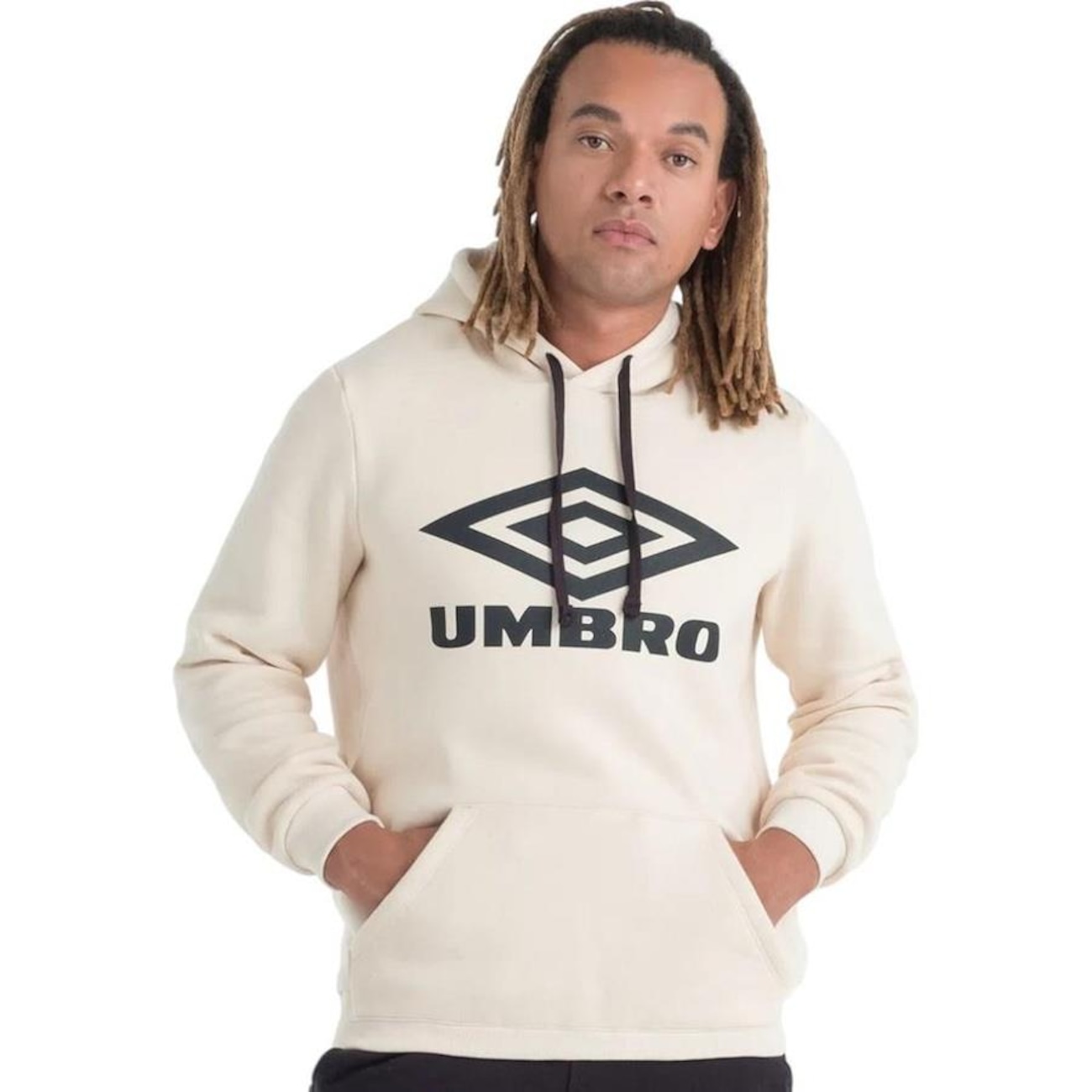 Blusão de Moletom com Capuz Umbro Diamond Essential Masculino em