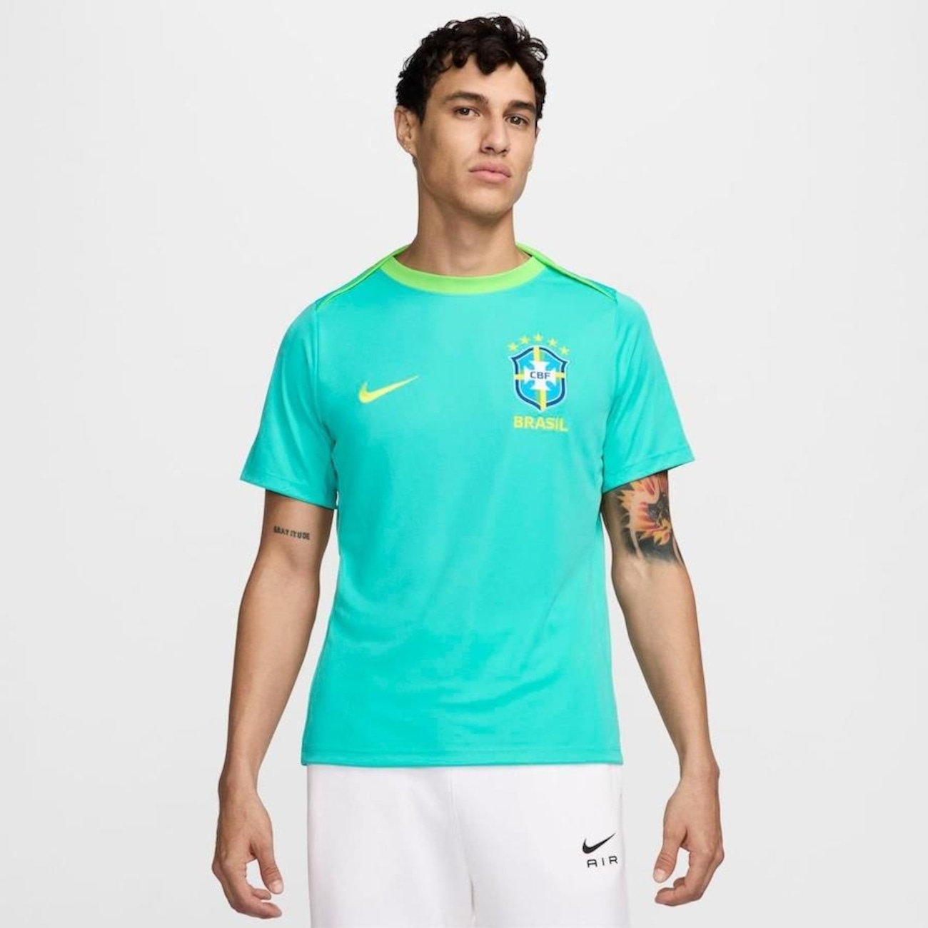 Camiseta Nike Brasil Dri-Fit Academy Pro - Masculina