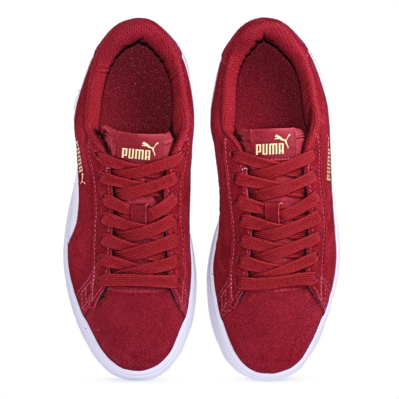 Puma Smash V2 Puma Feminino Vermelho Tênis Puma Smash V2 Wns Bdp