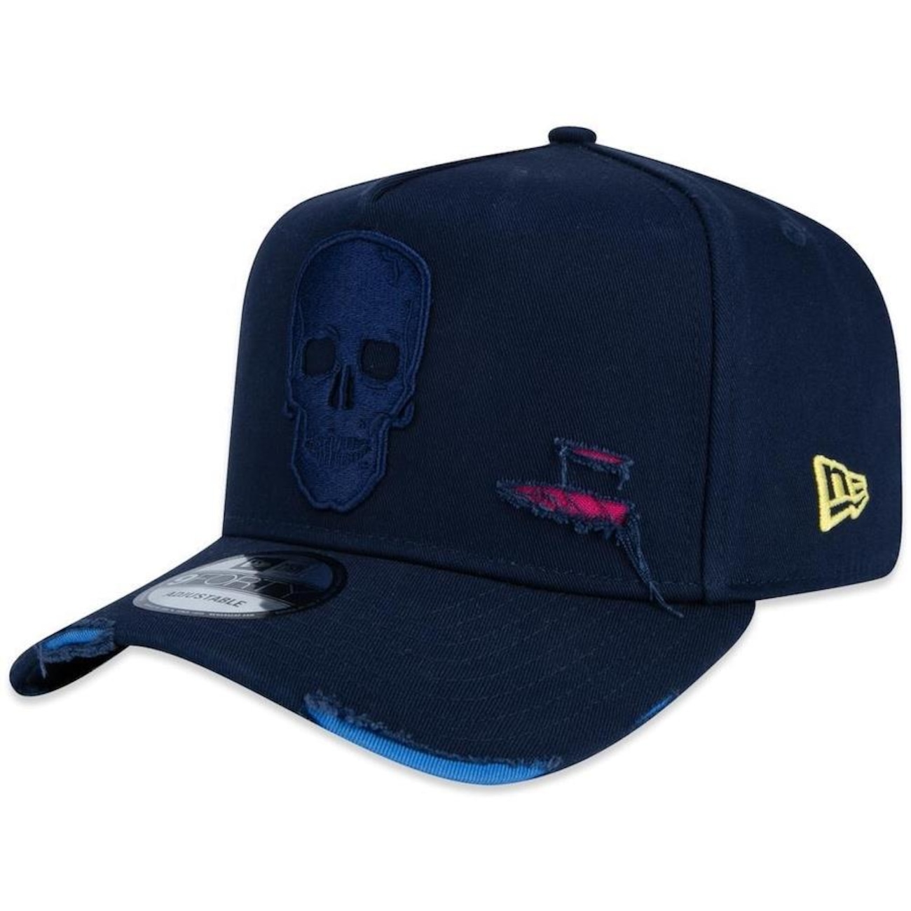 Boné New Era 9Forty A-Frame Destroyed Collab Alexandre