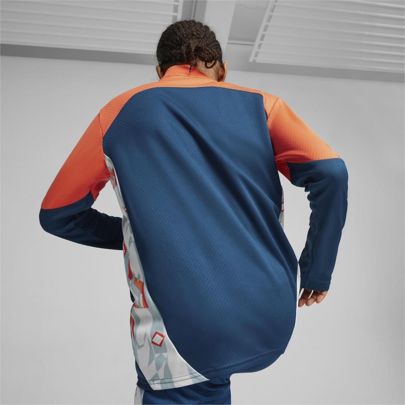 Camisa Quarter-Zip Creativity Football Puma X Neymar Jr - Infantil