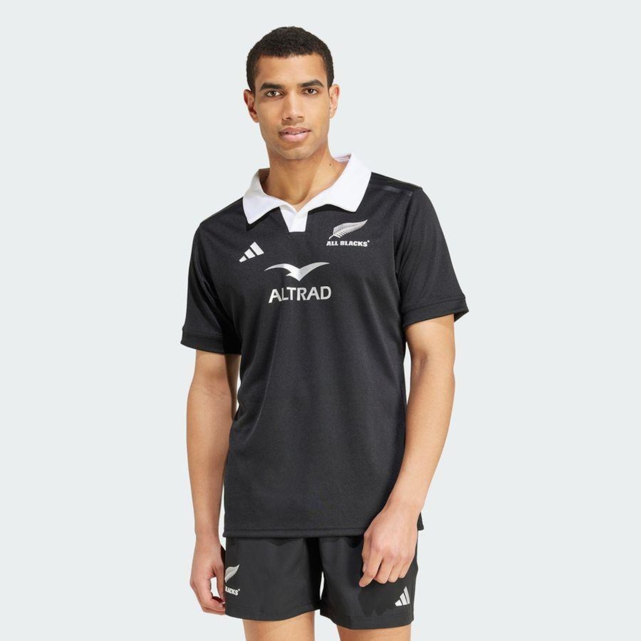 AMERICANA RUGBY Tシャツ Camisa adidas All Blacks Rugby Aeroready - Masculina | Centauro
