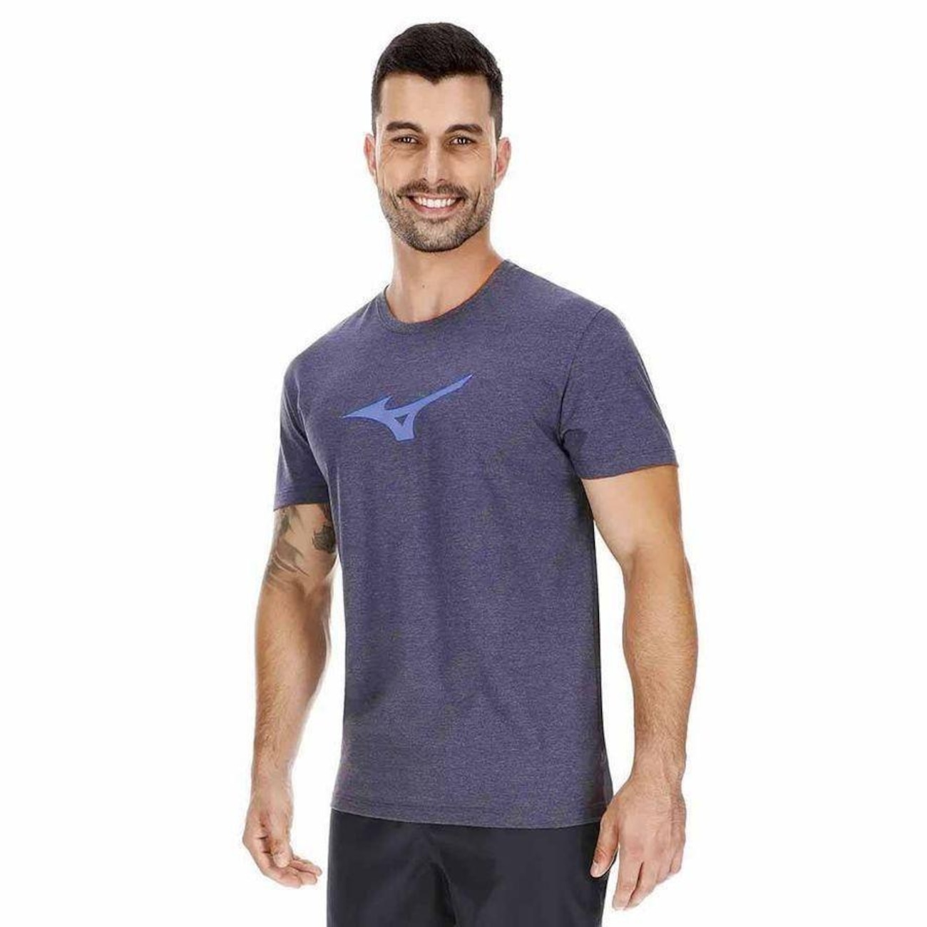 Camiseta Masculina Mizuno Manga Curta Lifestyle