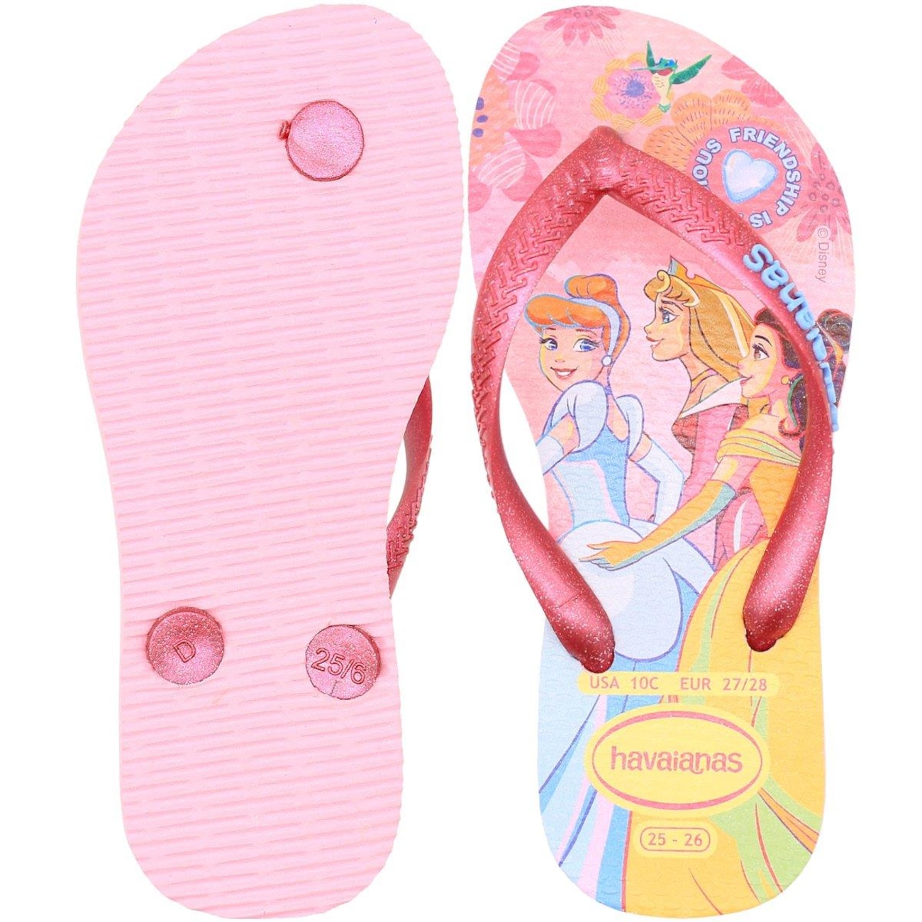 Chinelo Havaianas Slim Princess Infantil Centauro