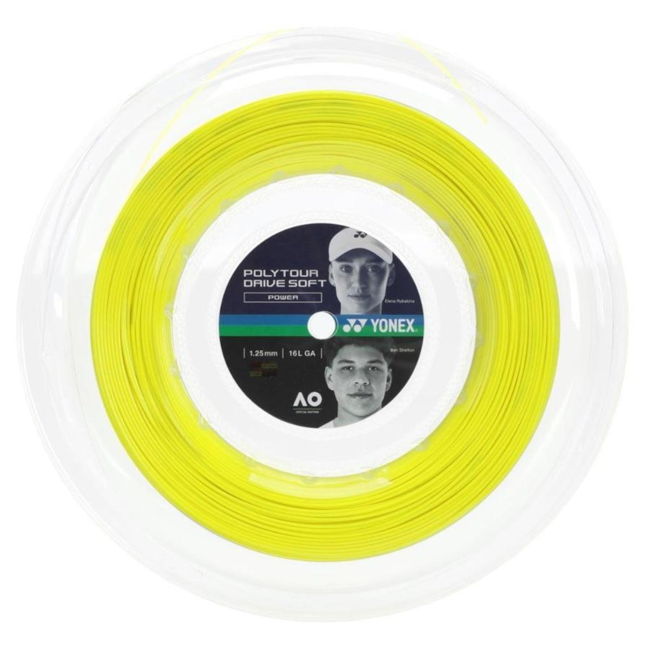 POWERTI Twister Torsione Poliestere Racchetta Da Tennis Stringa 200m Bobina 1.23