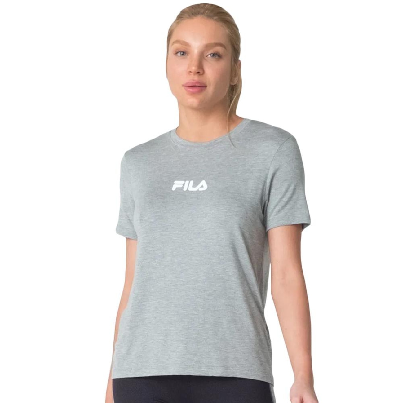 Camiseta Fila Letter Fit - Feminina