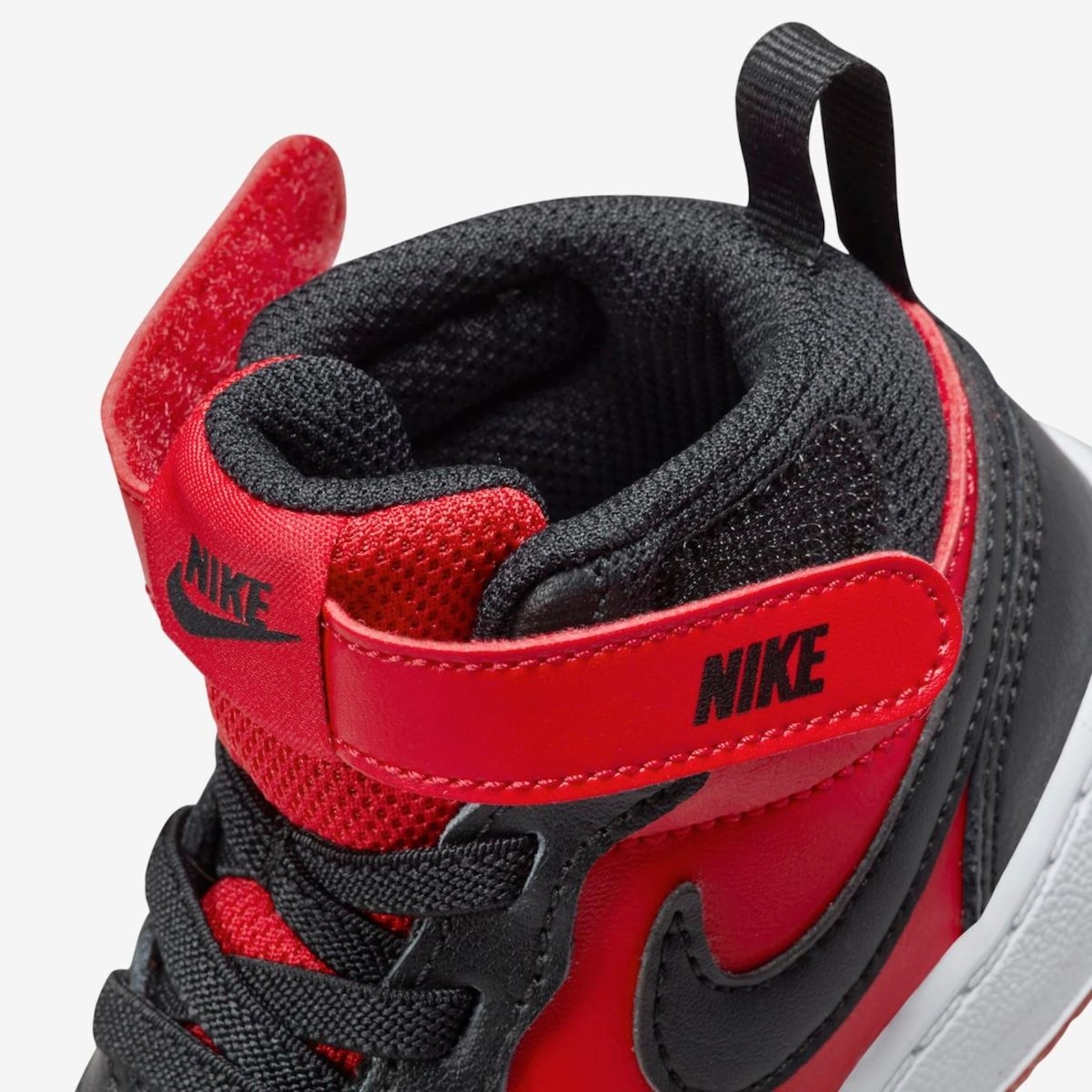 Court Borough Nike Cano Alto Masculino Vermelho Tênis Nike Court