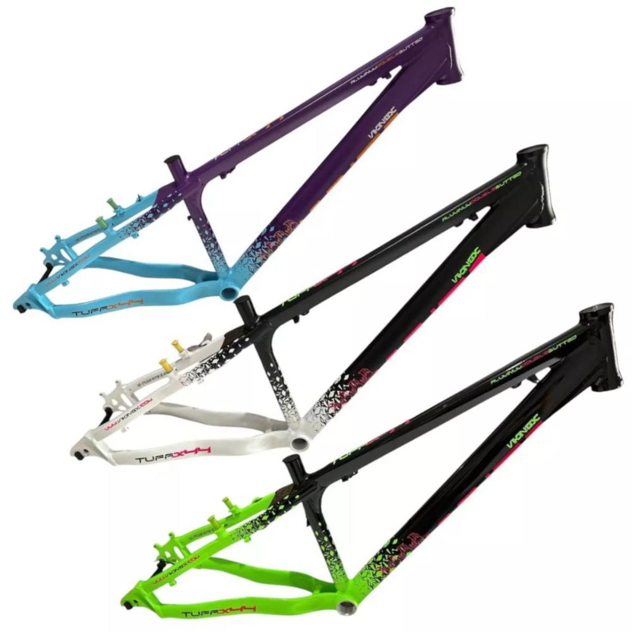 Quadro Vikingx Alumínio Aro 26 Bike Freeride Dirt J. Tuff X-44